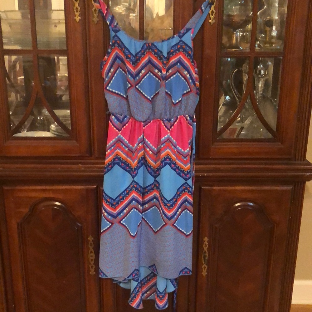 A rainbow dress